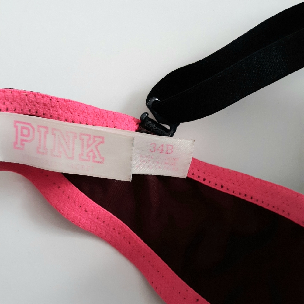 PINK VS Lined Demi Bra 34B - Picture 5 of 5